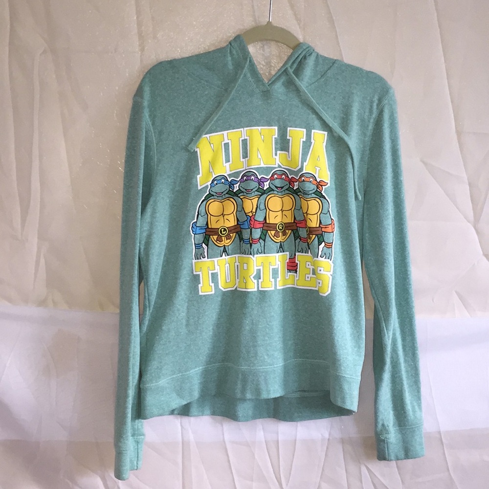 Nickelodeon Ninja Turtles Pullover Hoodie sz XL